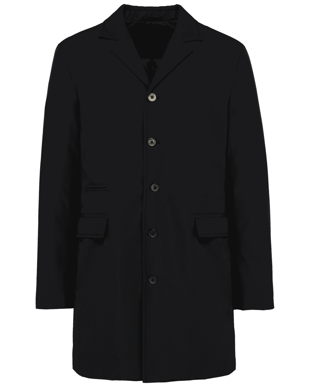 Gestructureerde trenchcoat voor heren
