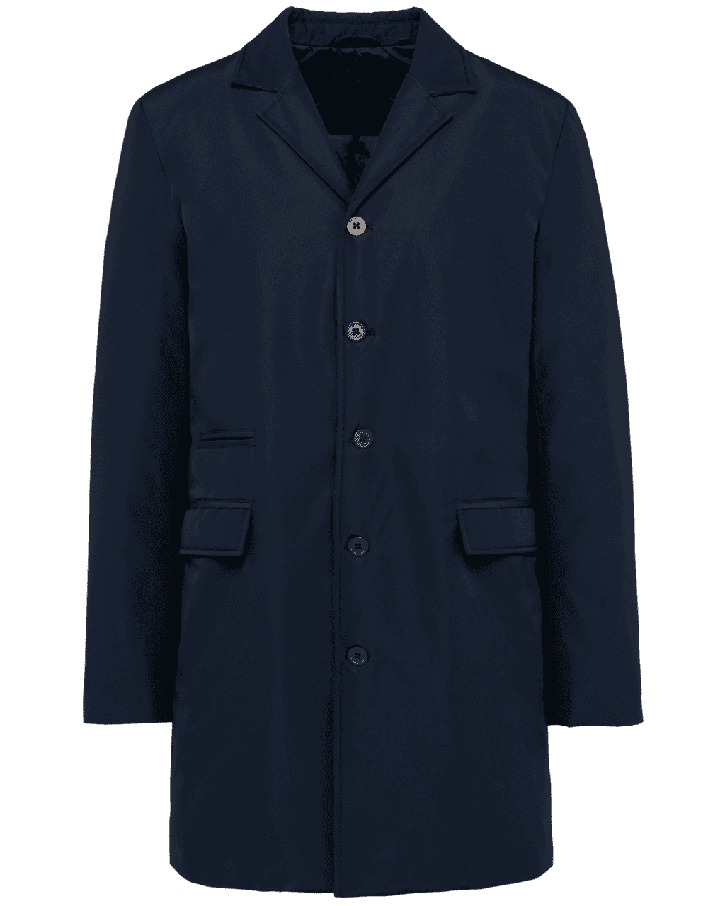 Gestructureerde trenchcoat voor heren