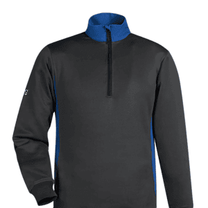 Unisex sweater met ritskraag