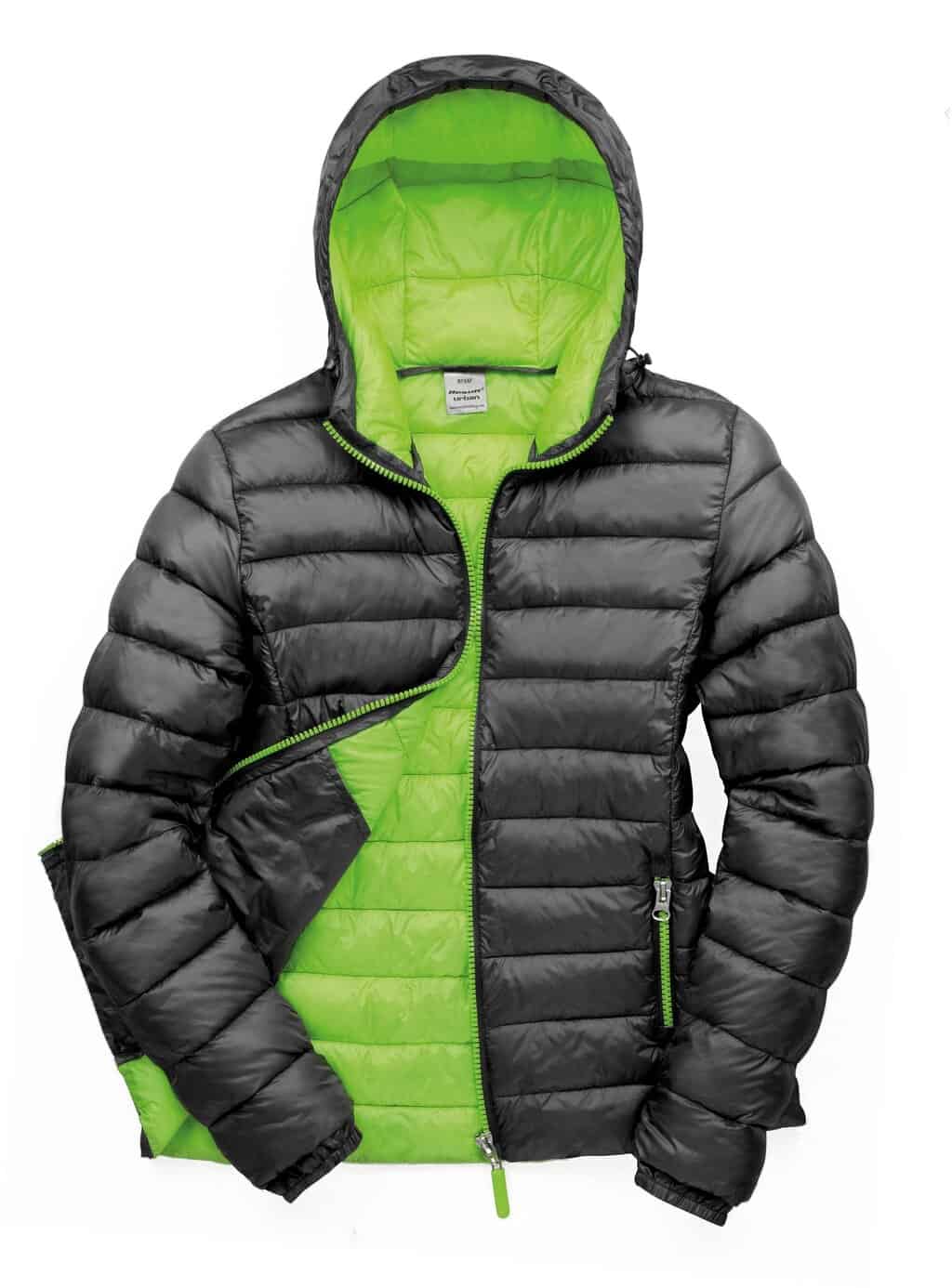 Womens Snow Bird jack met capuchon