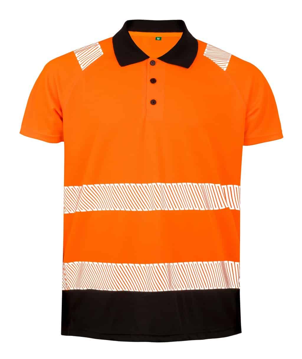 Gerecycled veiligheidspolo