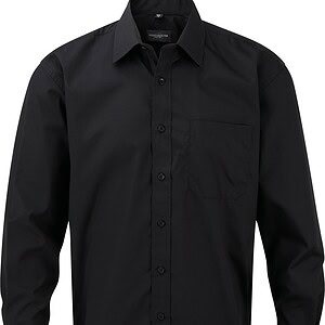 Men's Ls Polycotton Poplin Shirt