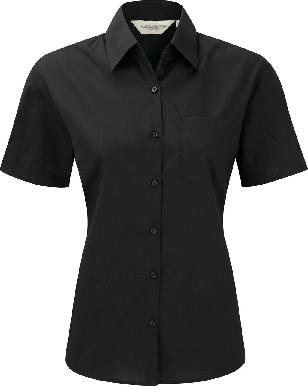Ladies' Ss Polycotton Poplin Shirt