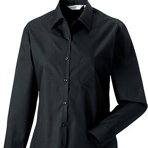 Ladies' Ls Pure Cotton Easy Care Poplin Shirt