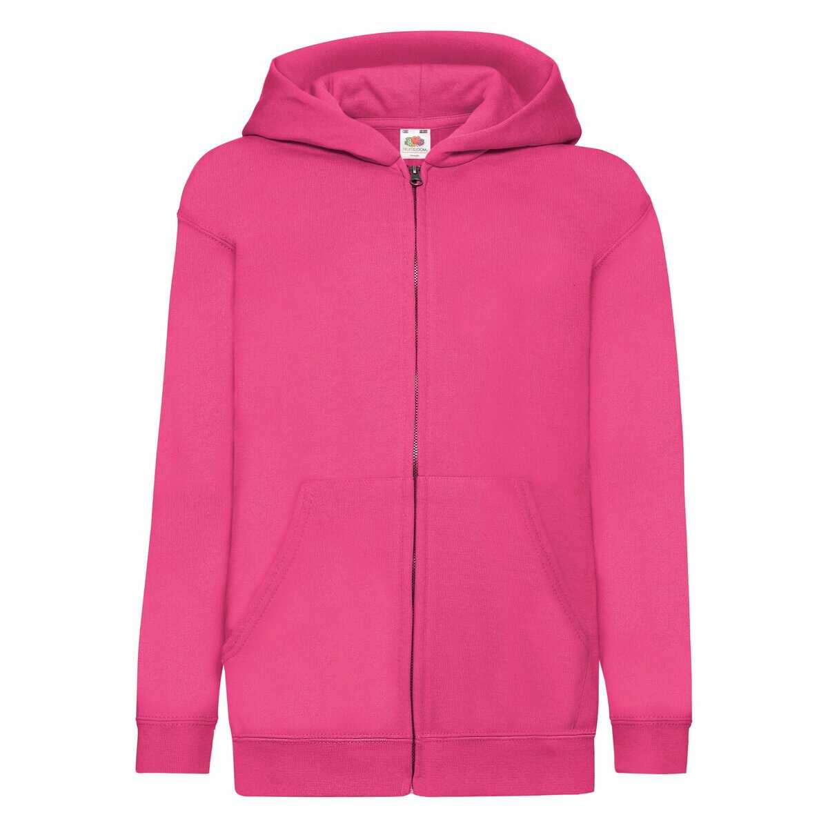 Kids Classic sweatvest met capuchon (62-045-0)