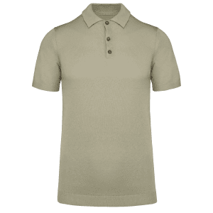 Ecologische tricot herenpolo