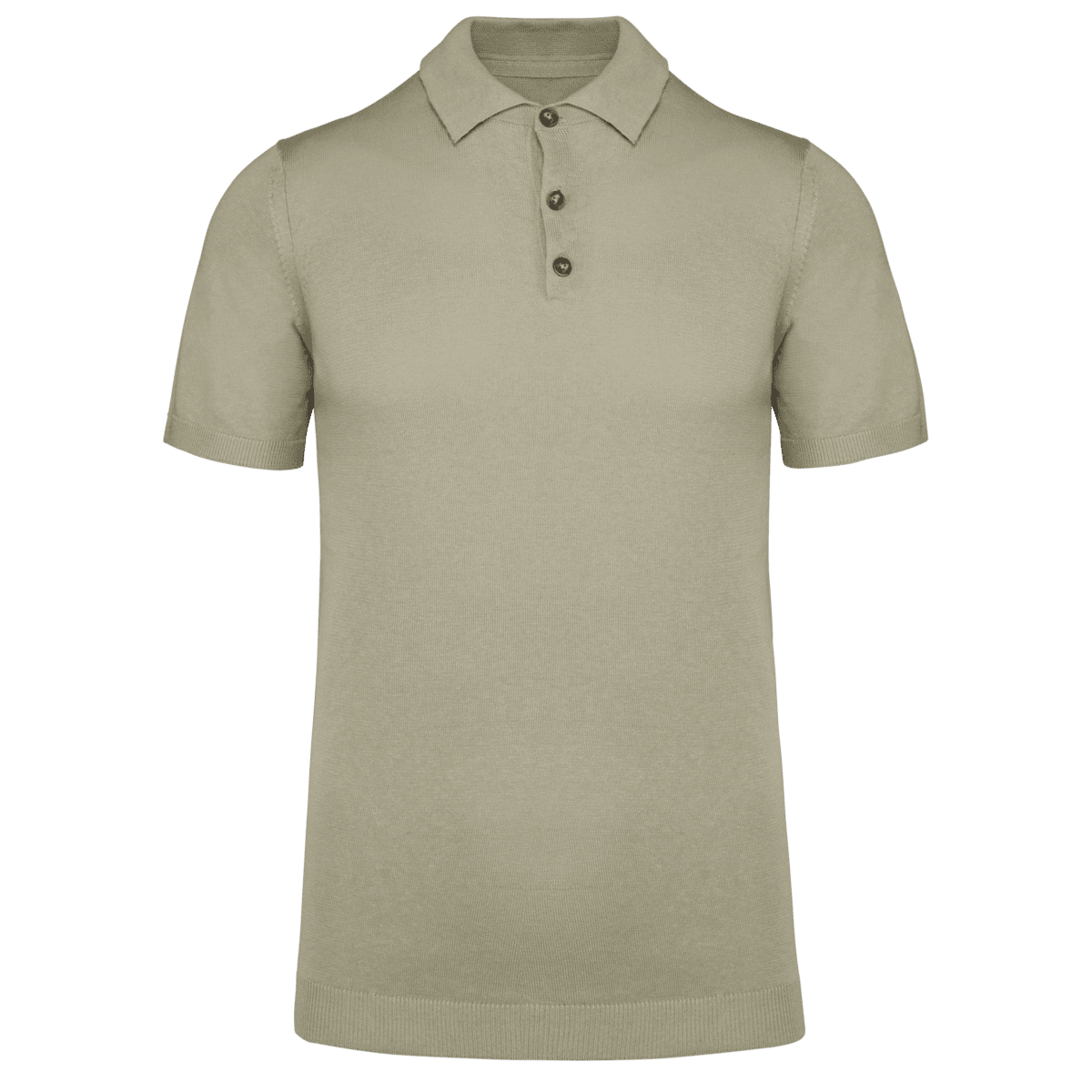 Ecologische tricot herenpolo
