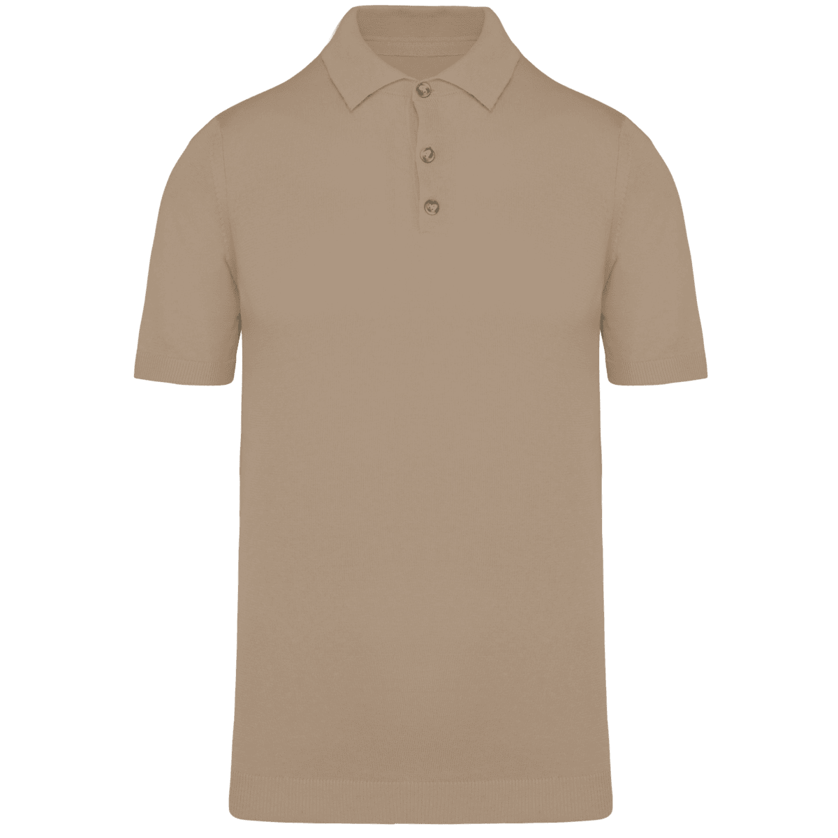Ecologische tricot herenpolo