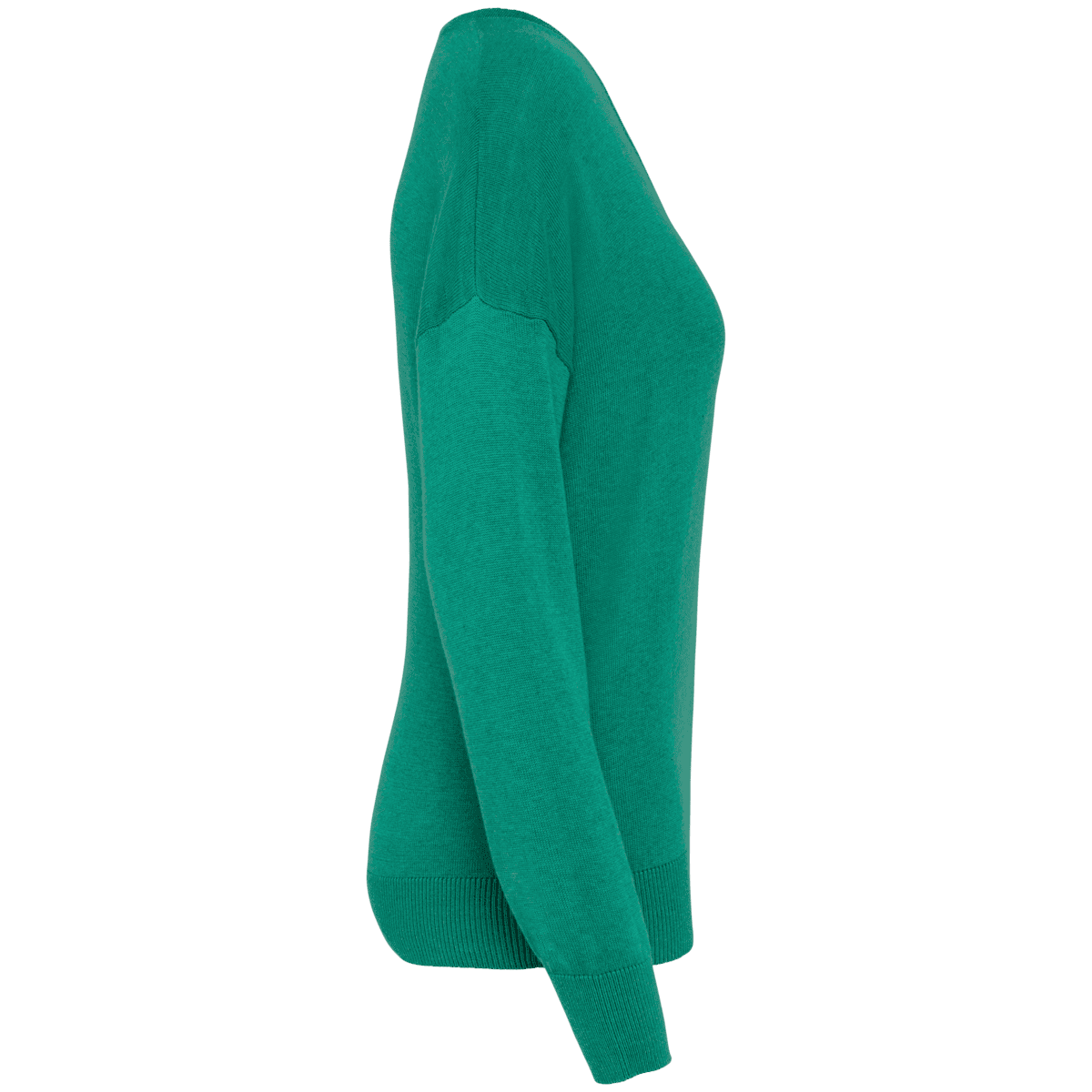 Ecologische damespullover met V-hals van lyocell - Afbeelding 6