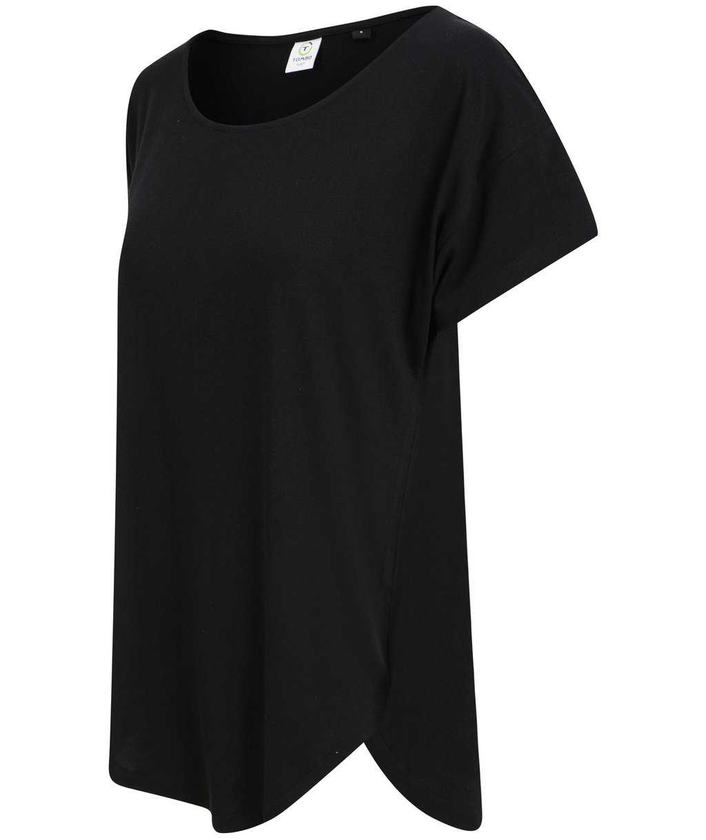 Dames scoop neck-t-shirt. - Afbeelding 3