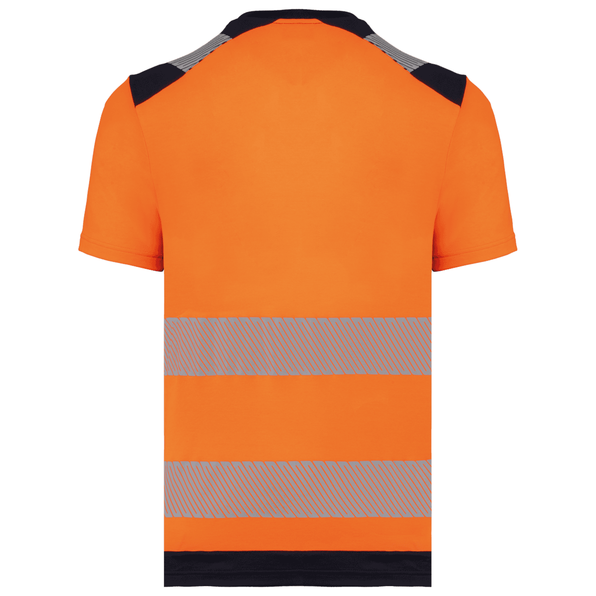 Gerecycled veiligheids-T-shirt ronde hals korte mouwen unisex - Afbeelding 2