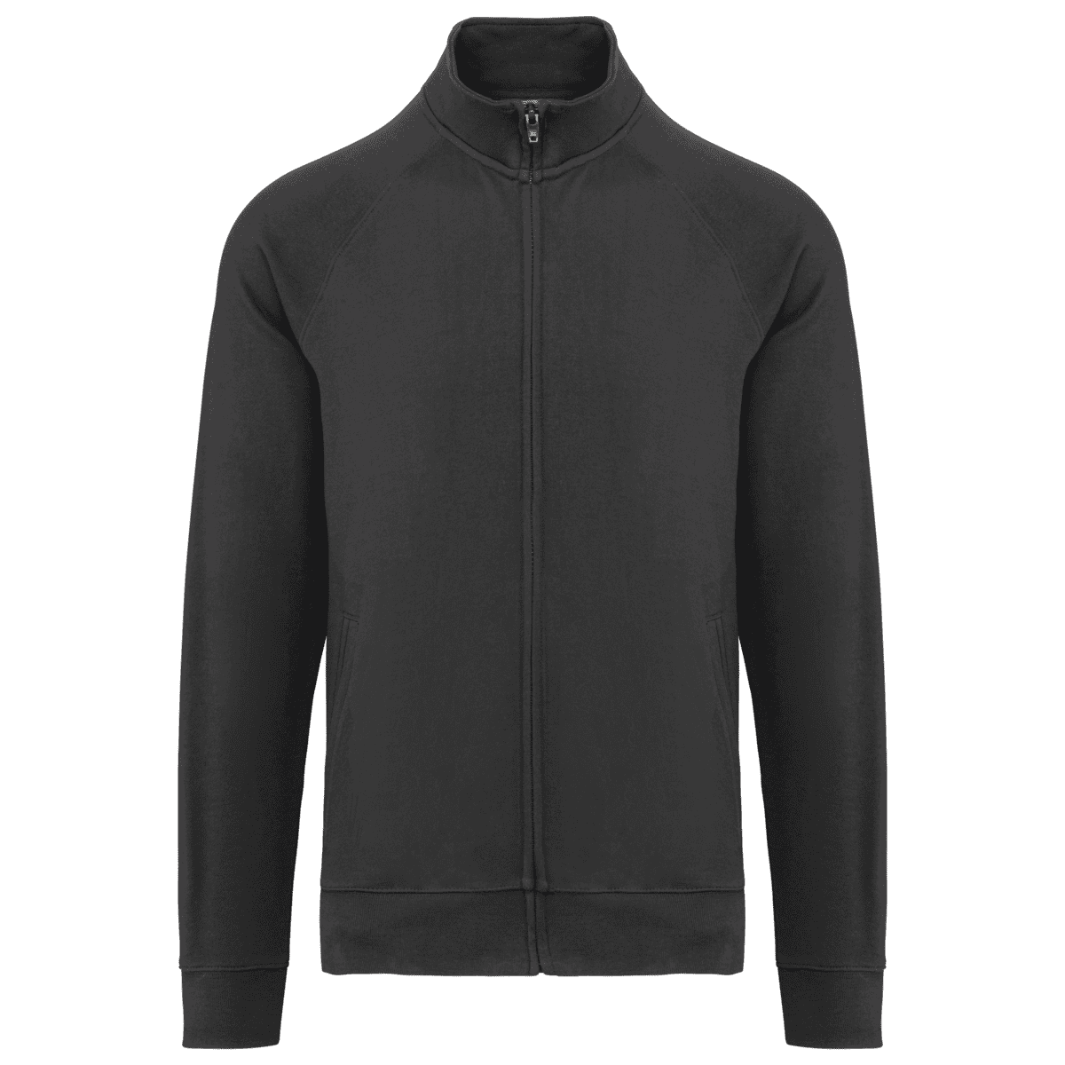 Katoenen sweatvest met raglanmouwen