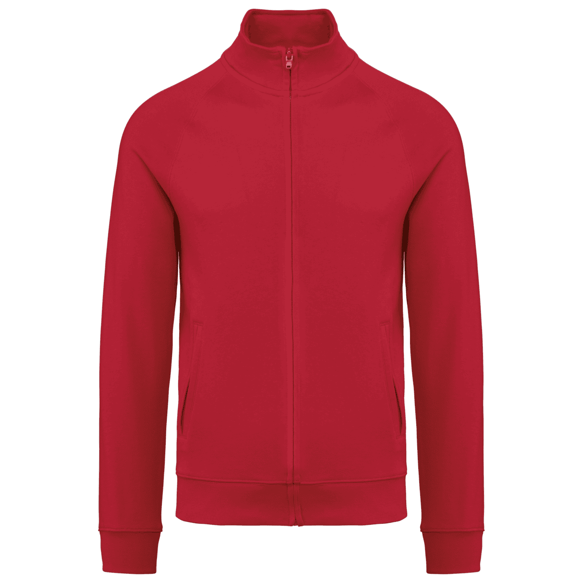 Katoenen sweatvest met raglanmouwen