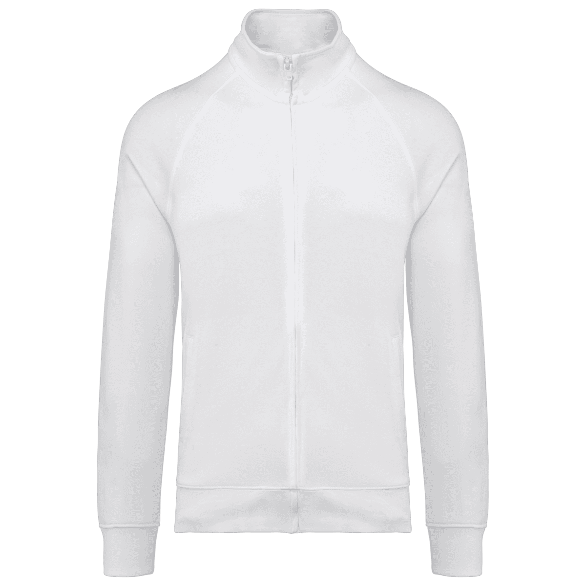 Katoenen sweatvest met raglanmouwen