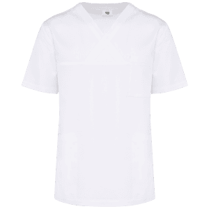 Katoenen unisex tuniek met korte mouwen