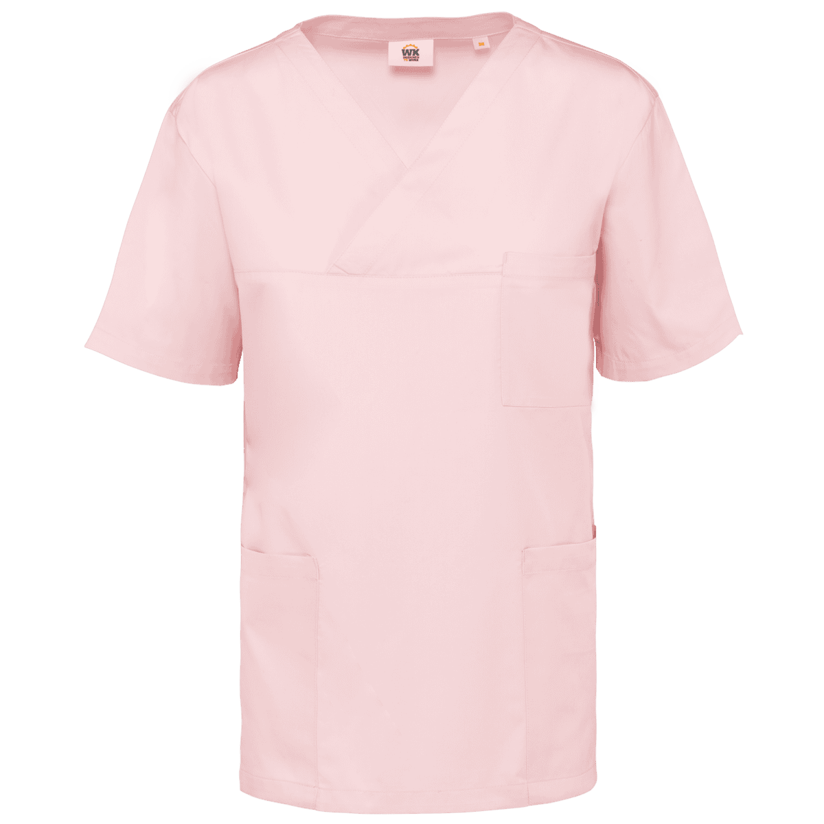 Unisex tuniek met korte mouwen in polykatoen