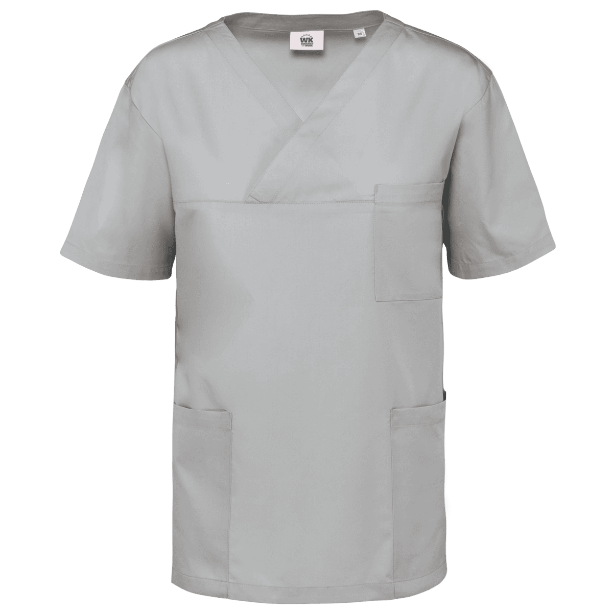 Unisex tuniek met korte mouwen in polykatoen