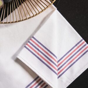 Theedoek met 5 strepen 'Origine France Garantie'