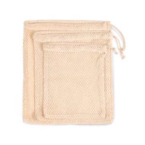 Tas van mesh met een koordje