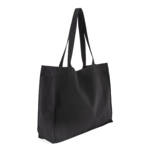 Grote shopper van gerecycled katoen.