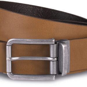 Riem van leer met onafgewerkte rand - 35 mm