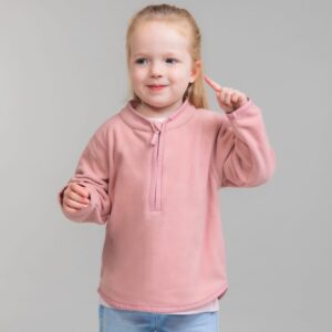 Kinderfleece met1/4 rits