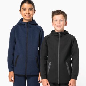 Performance jasje met capuchon voor kinderen