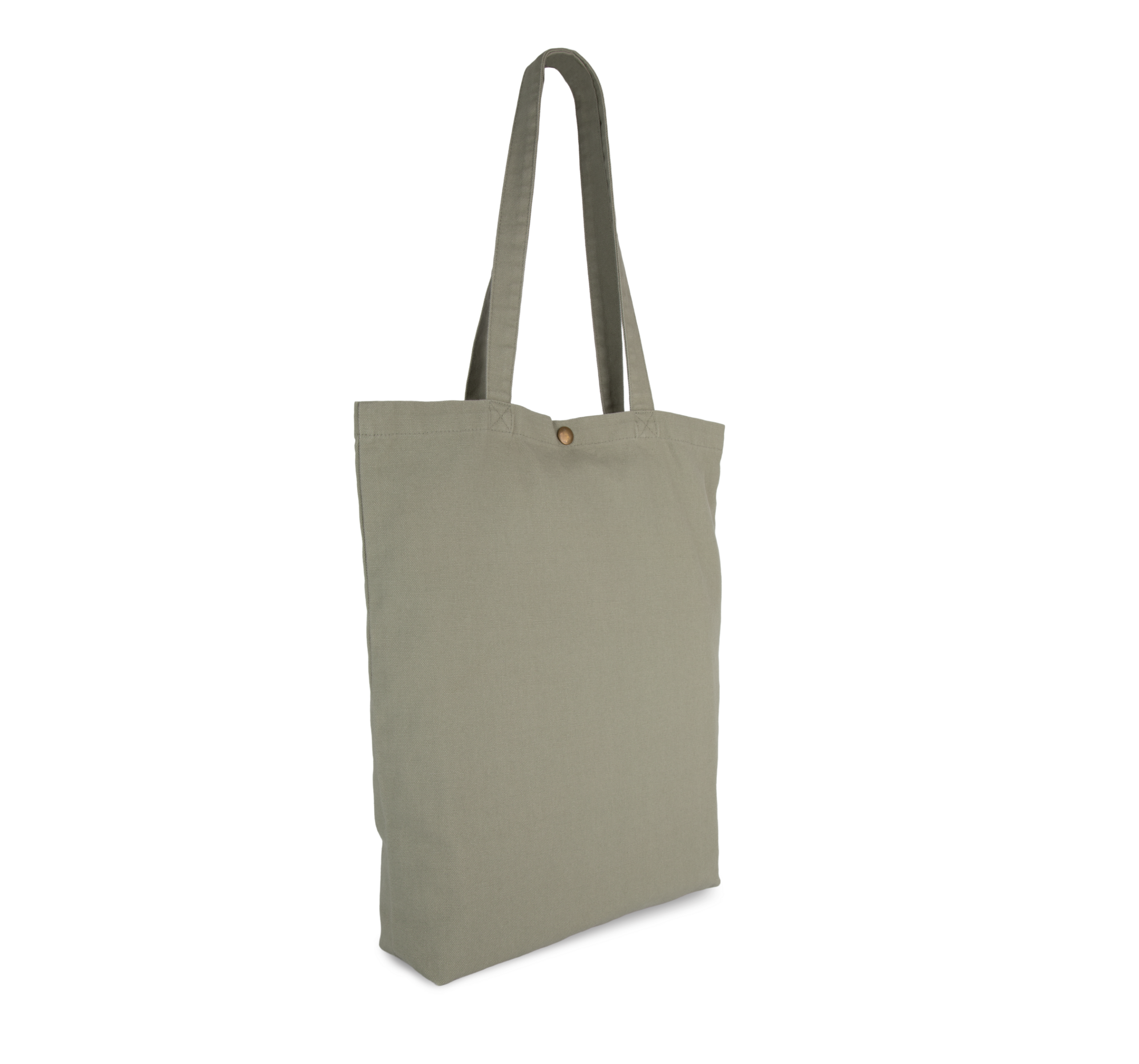 Shopper van verwassen katoen