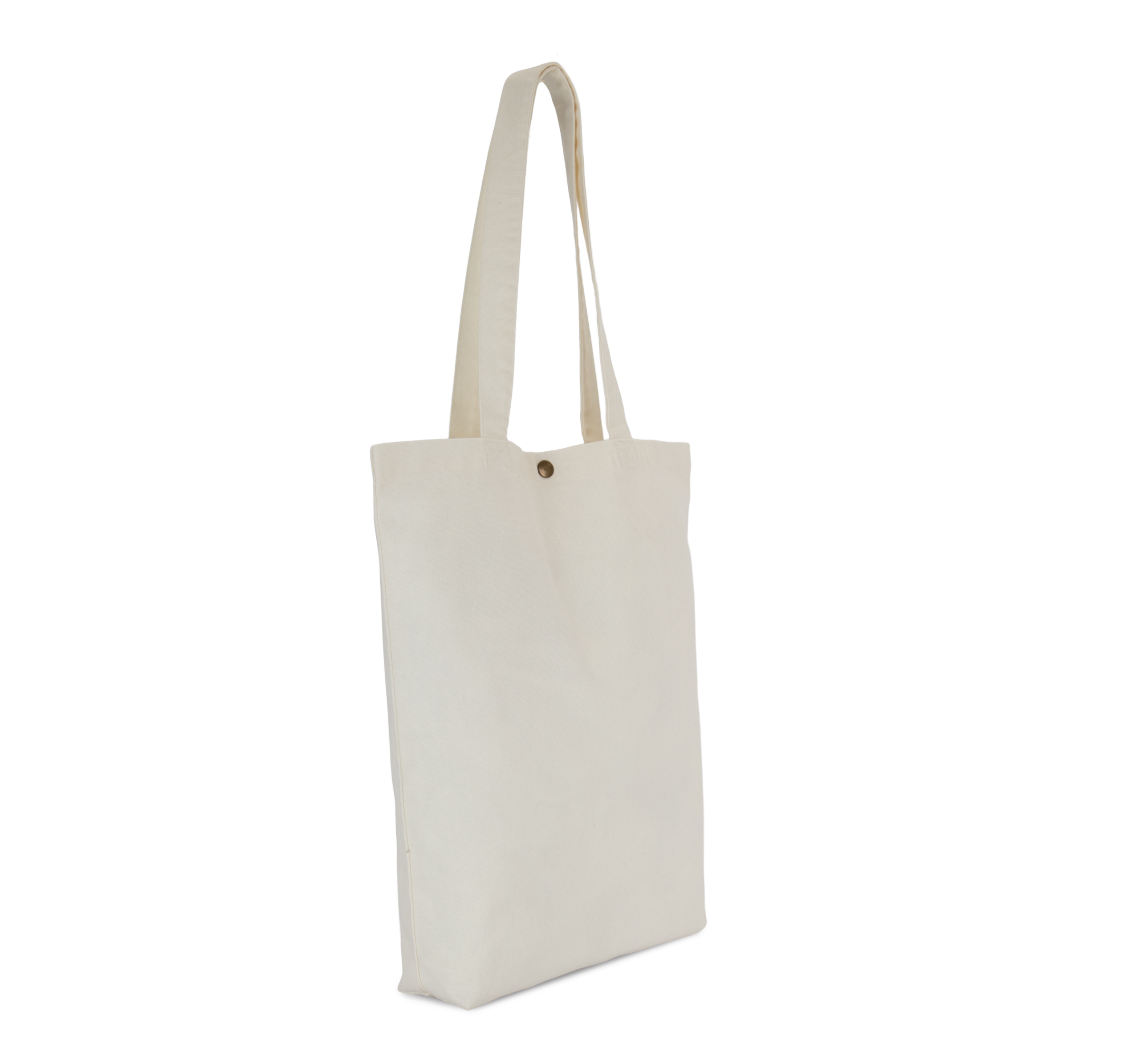 Shopper van verwassen katoen