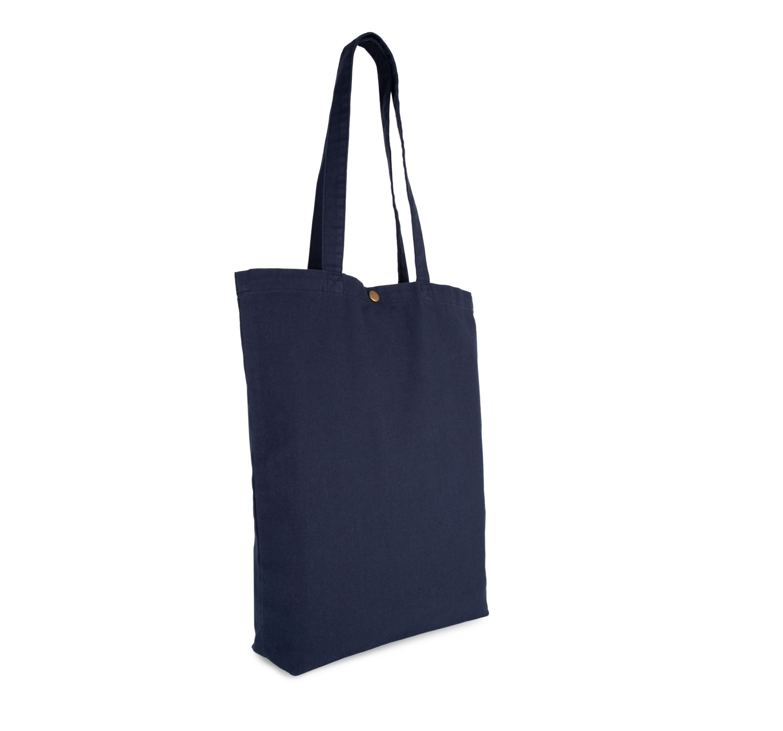 Shopper van verwassen katoen
