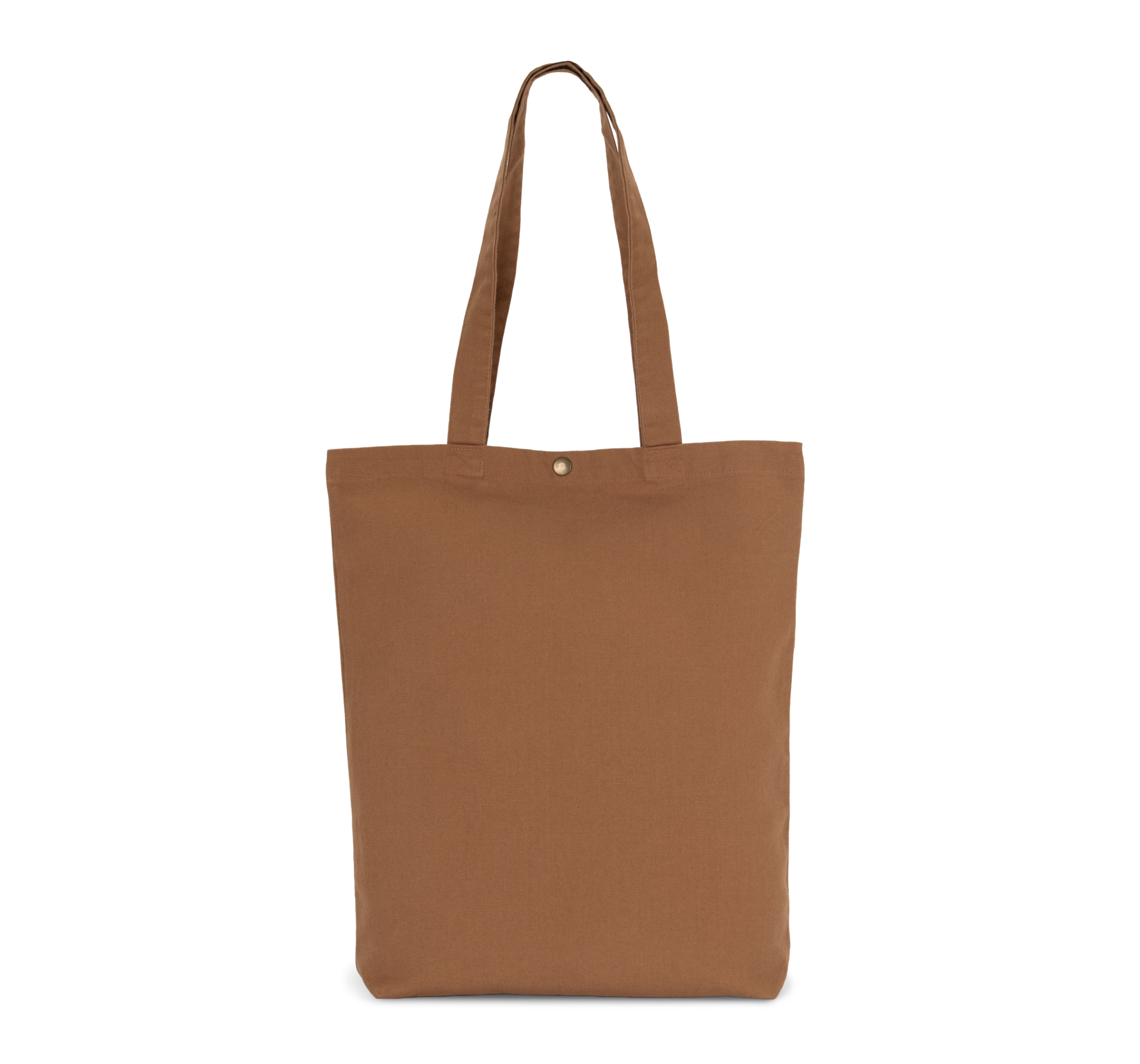 Shopper van verwassen katoen