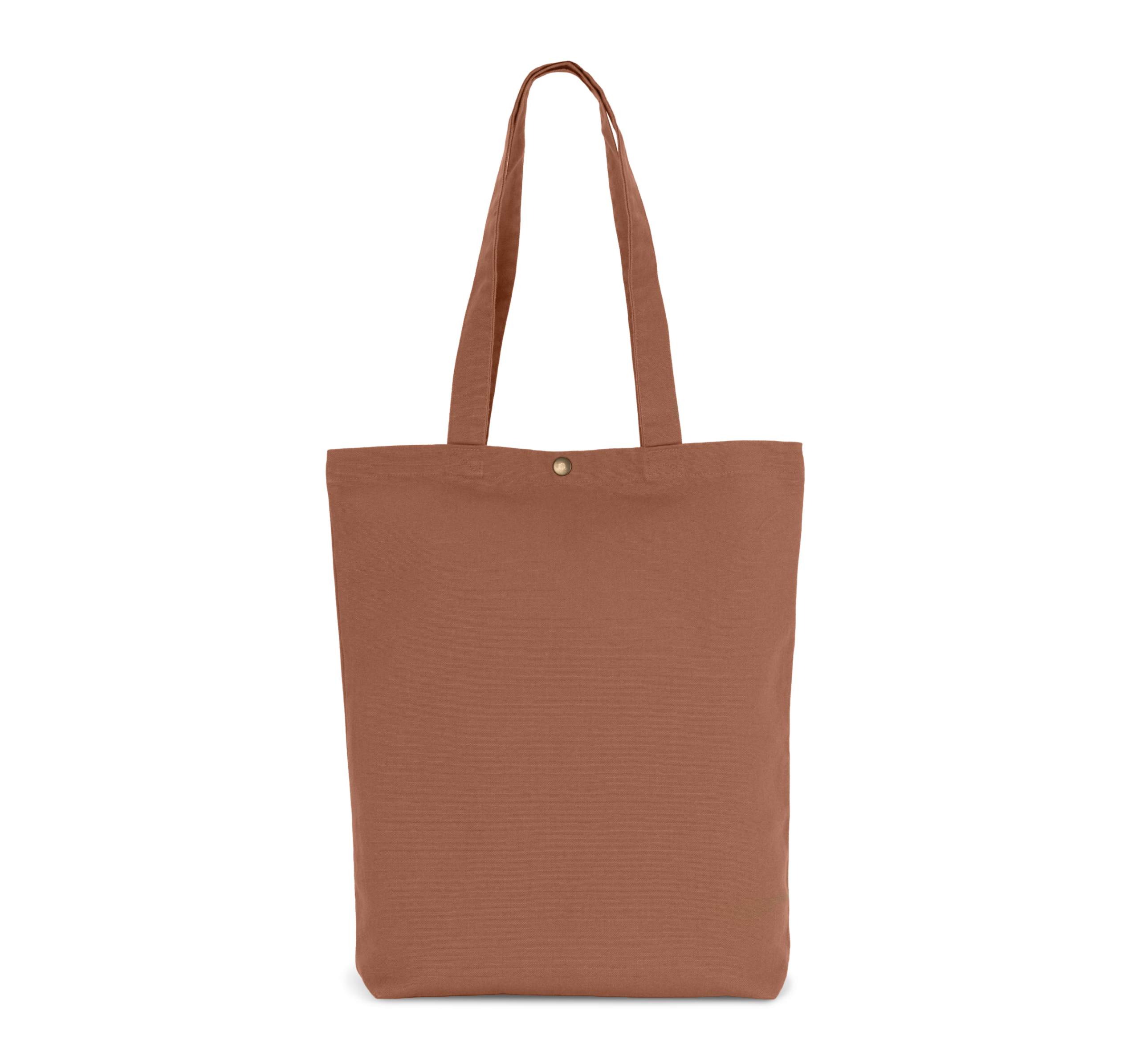 Shopper van verwassen katoen