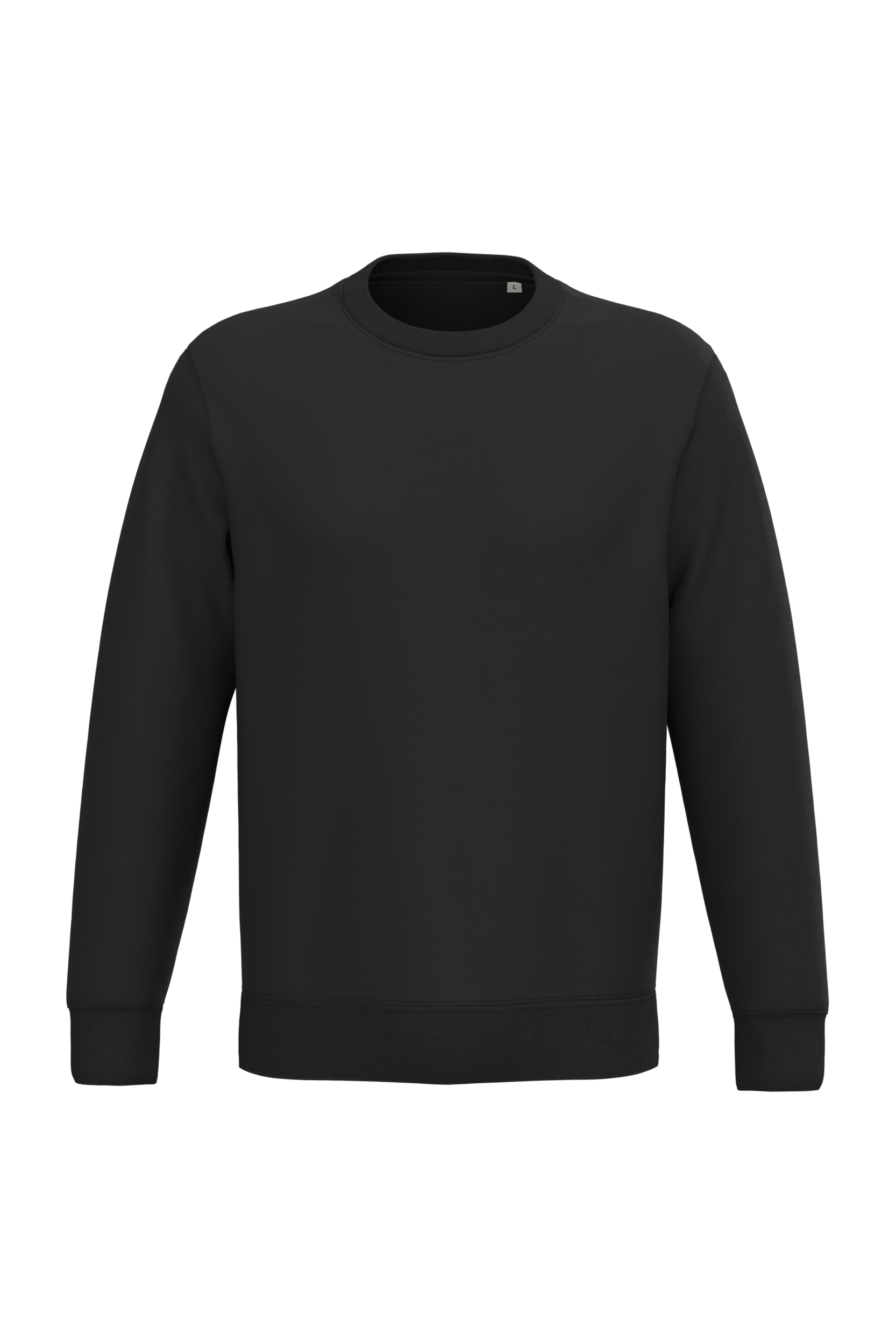 Ecologische uniseks sweater met ronde hals