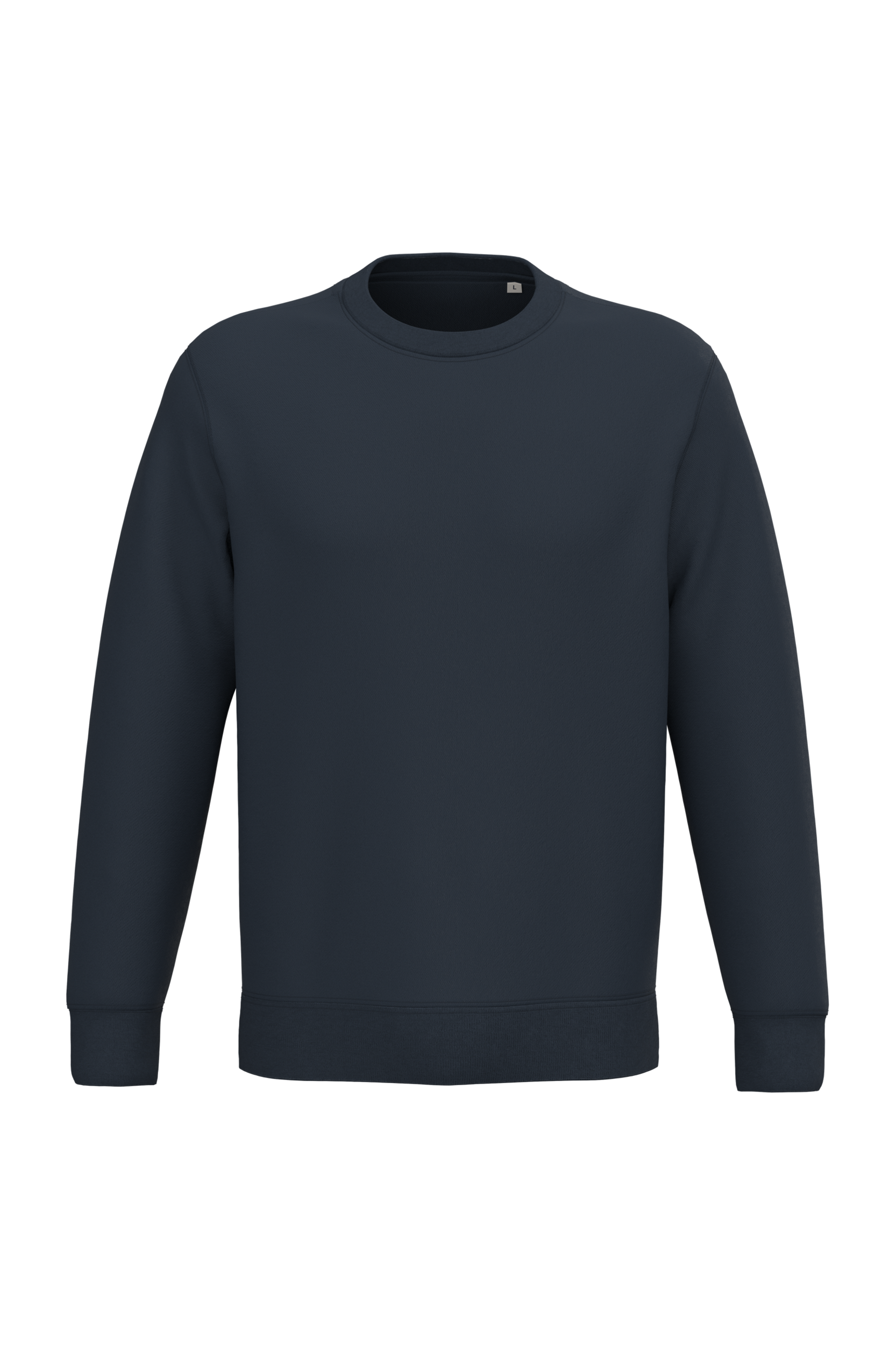 Ecologische uniseks sweater met ronde hals