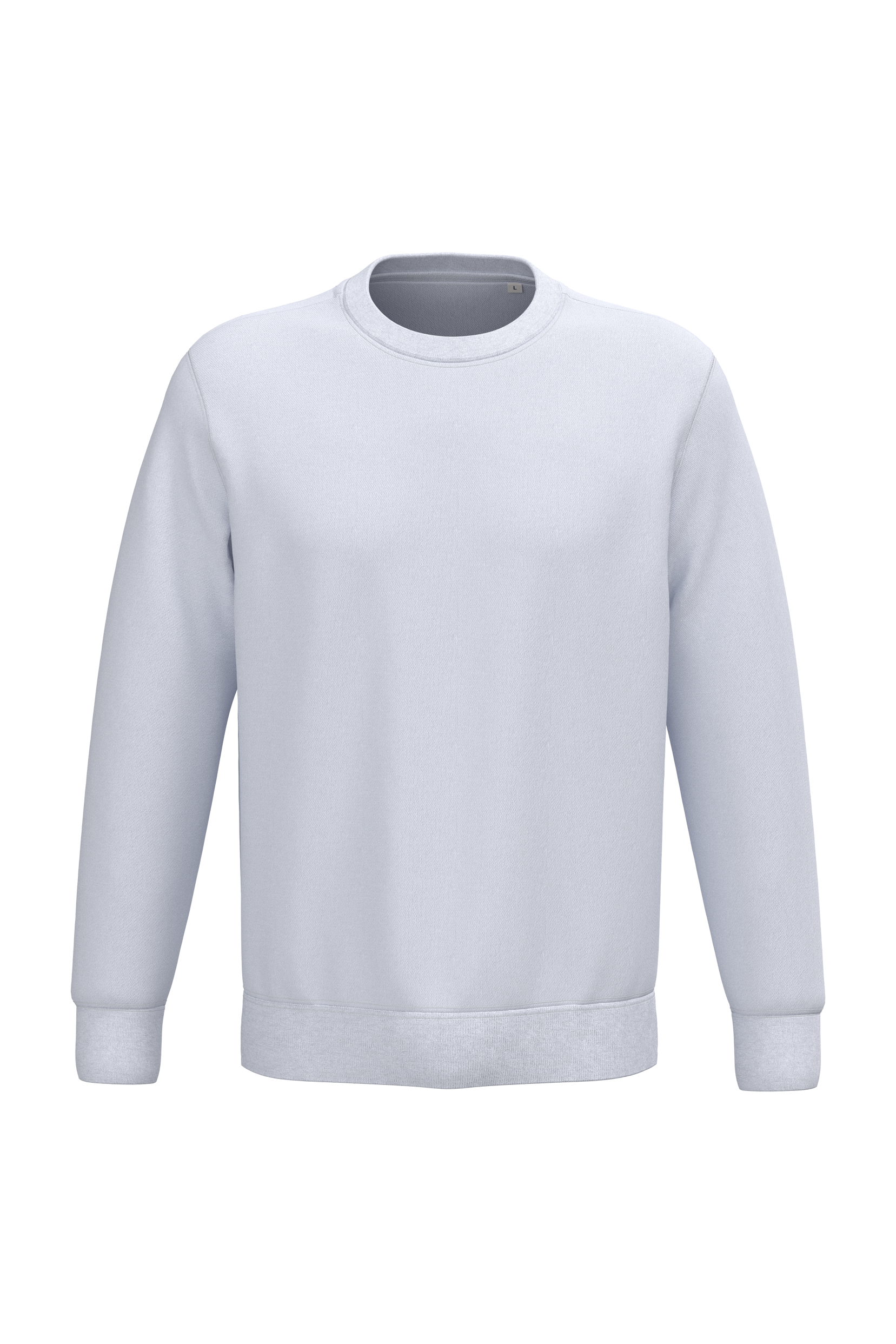 Ecologische uniseks sweater met ronde hals
