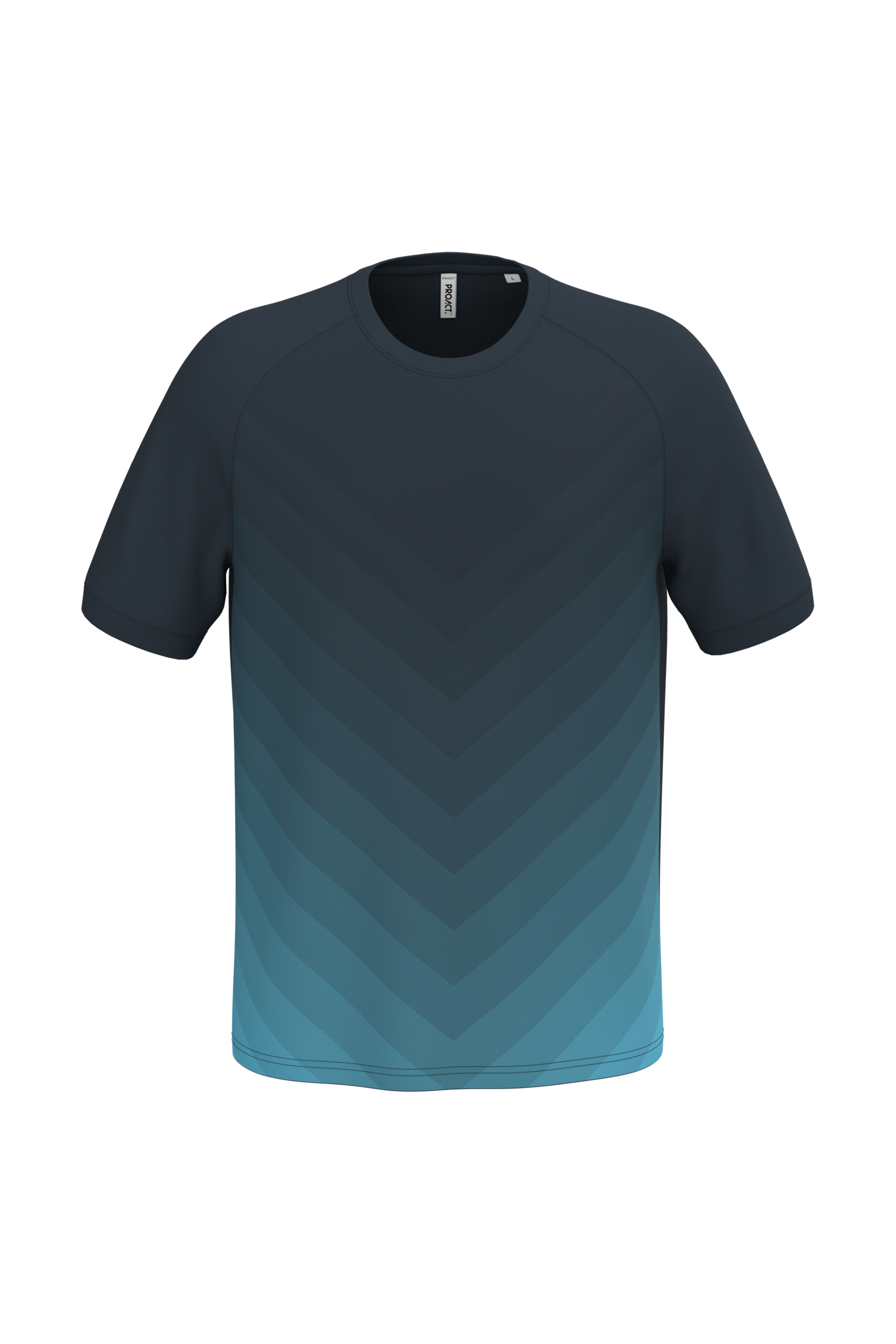 Sport-t-shirt van gesublimeerd polyester uniseks
