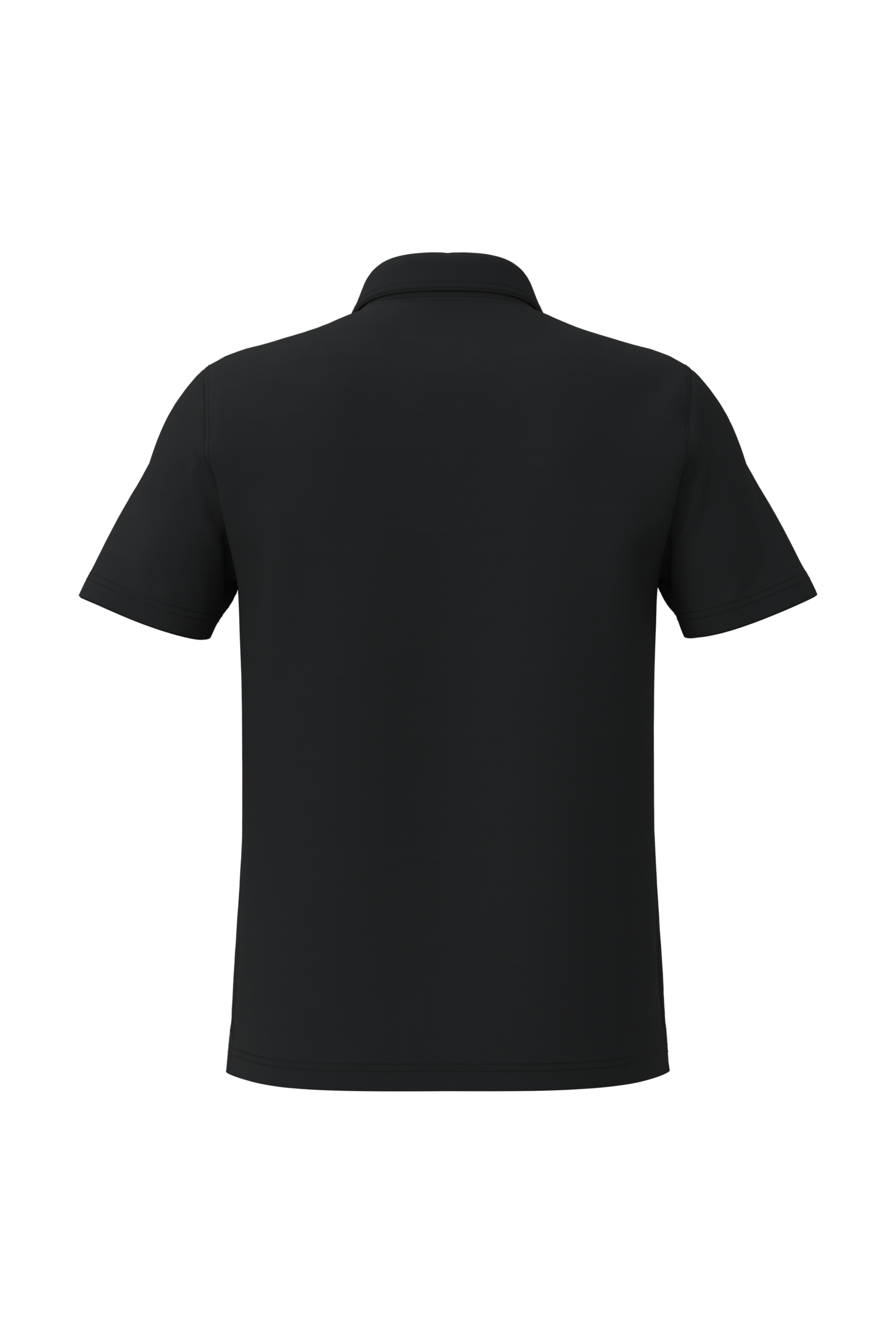 Heren sportpolo met kraag met kwartrits