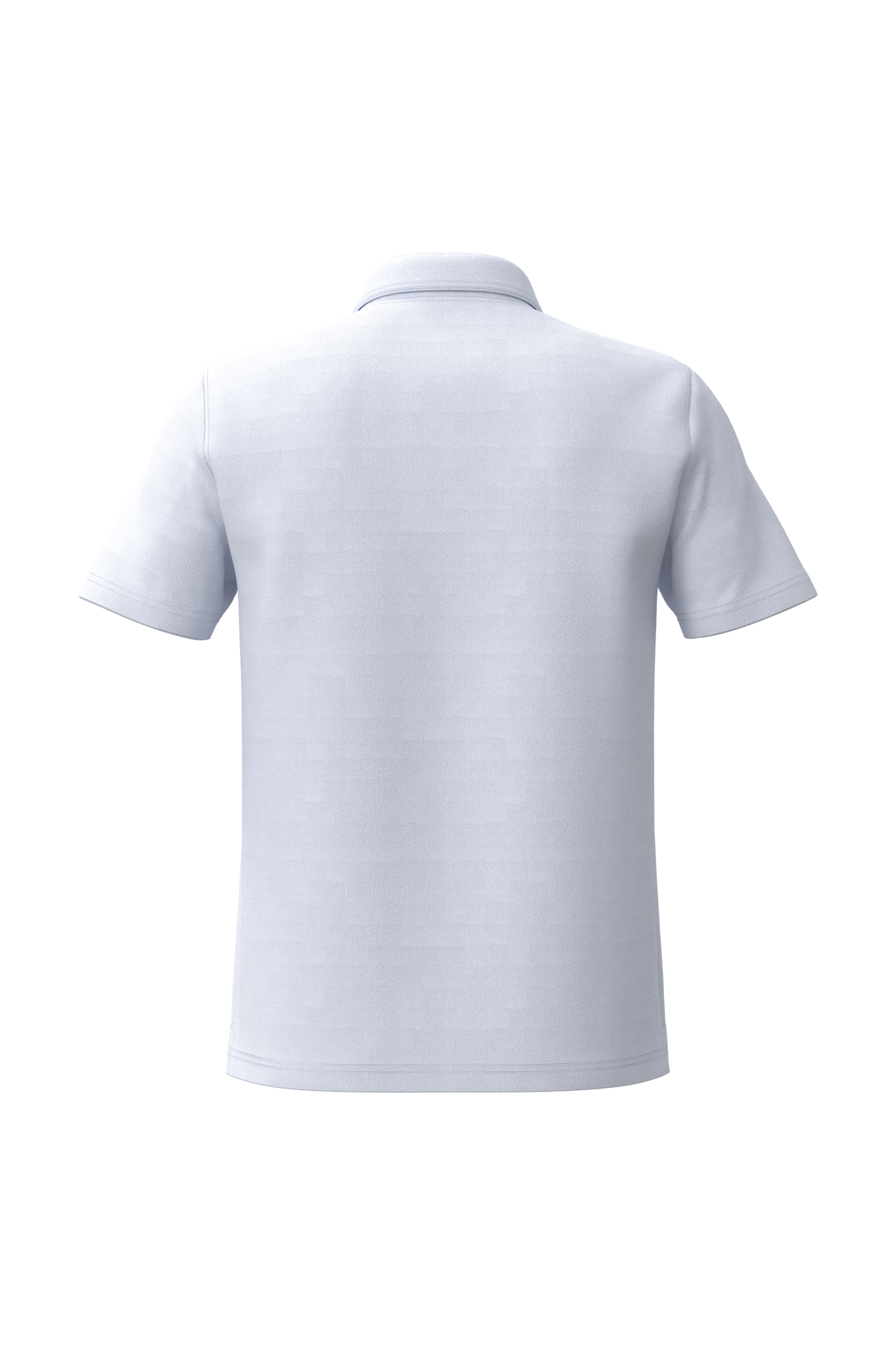 Heren sportpolo met kraag met kwartrits