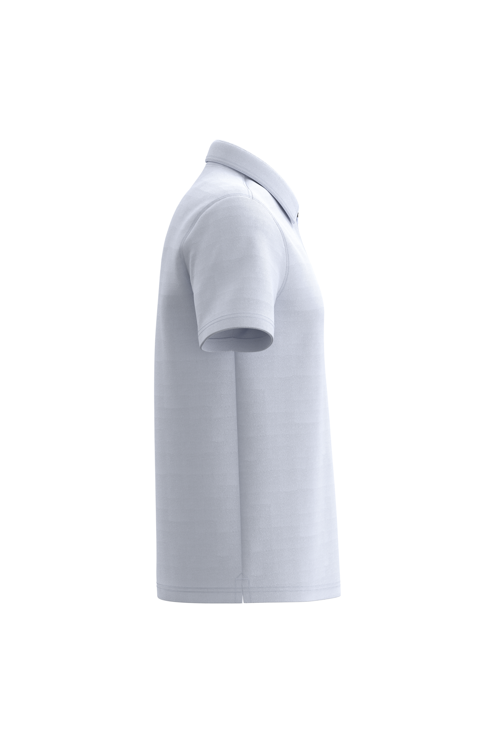 Heren sportpolo met kraag met kwartrits
