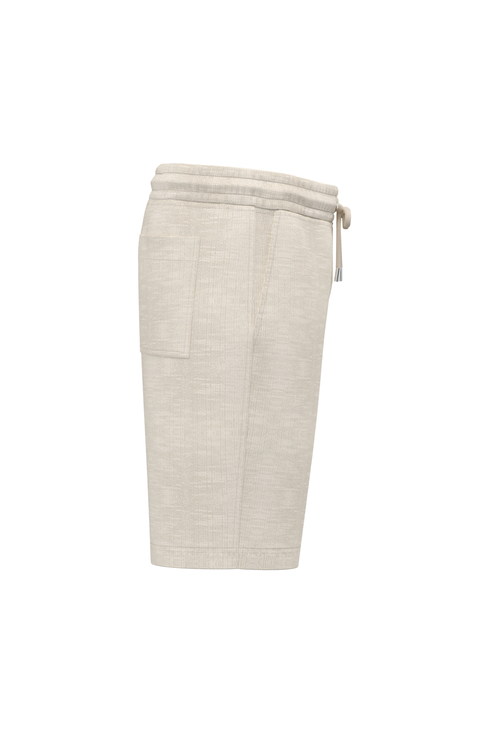 Heren bermuda met structuur