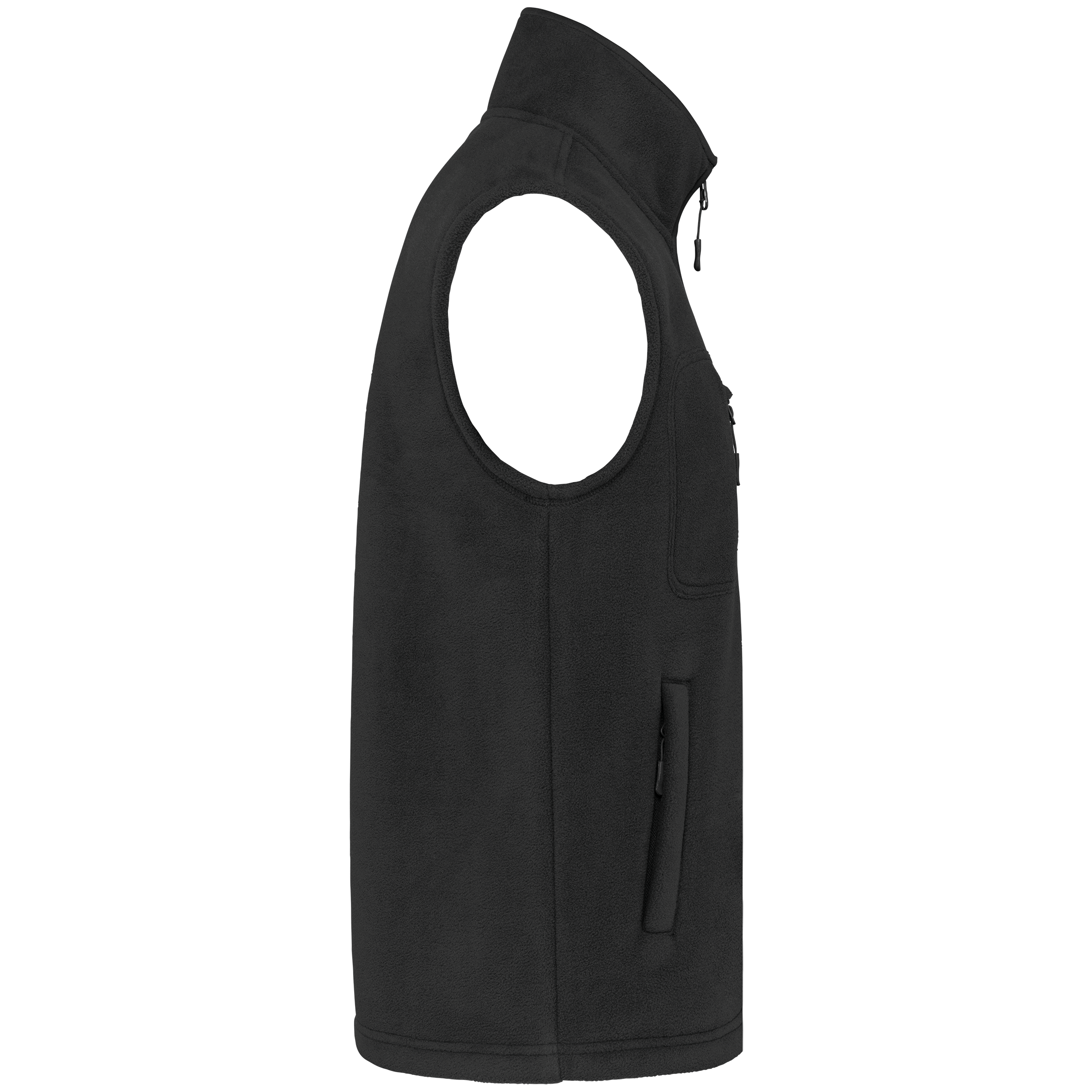 Fleece bodywarmer met binnenkant van sherpa uniseks