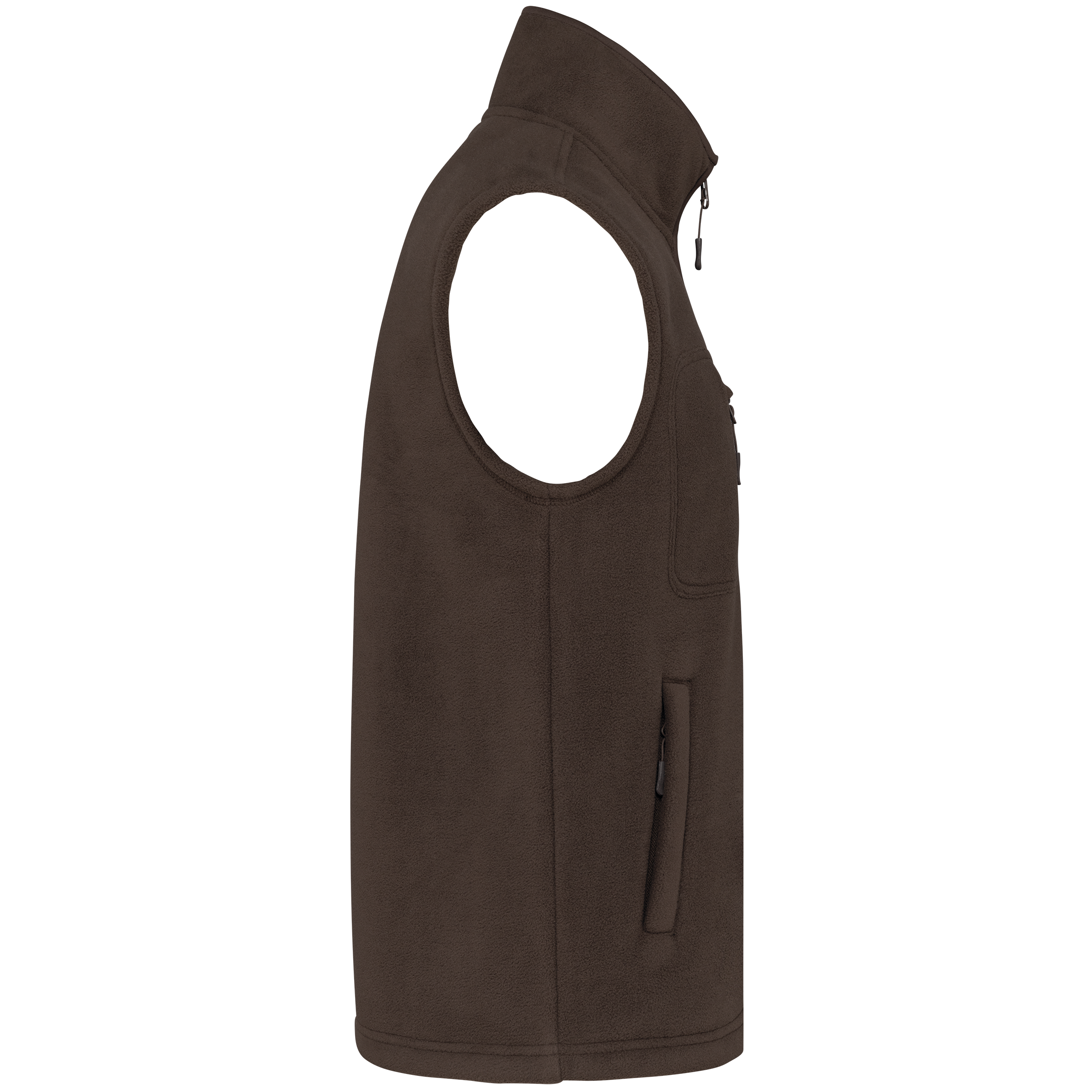 Fleece bodywarmer met binnenkant van sherpa uniseks