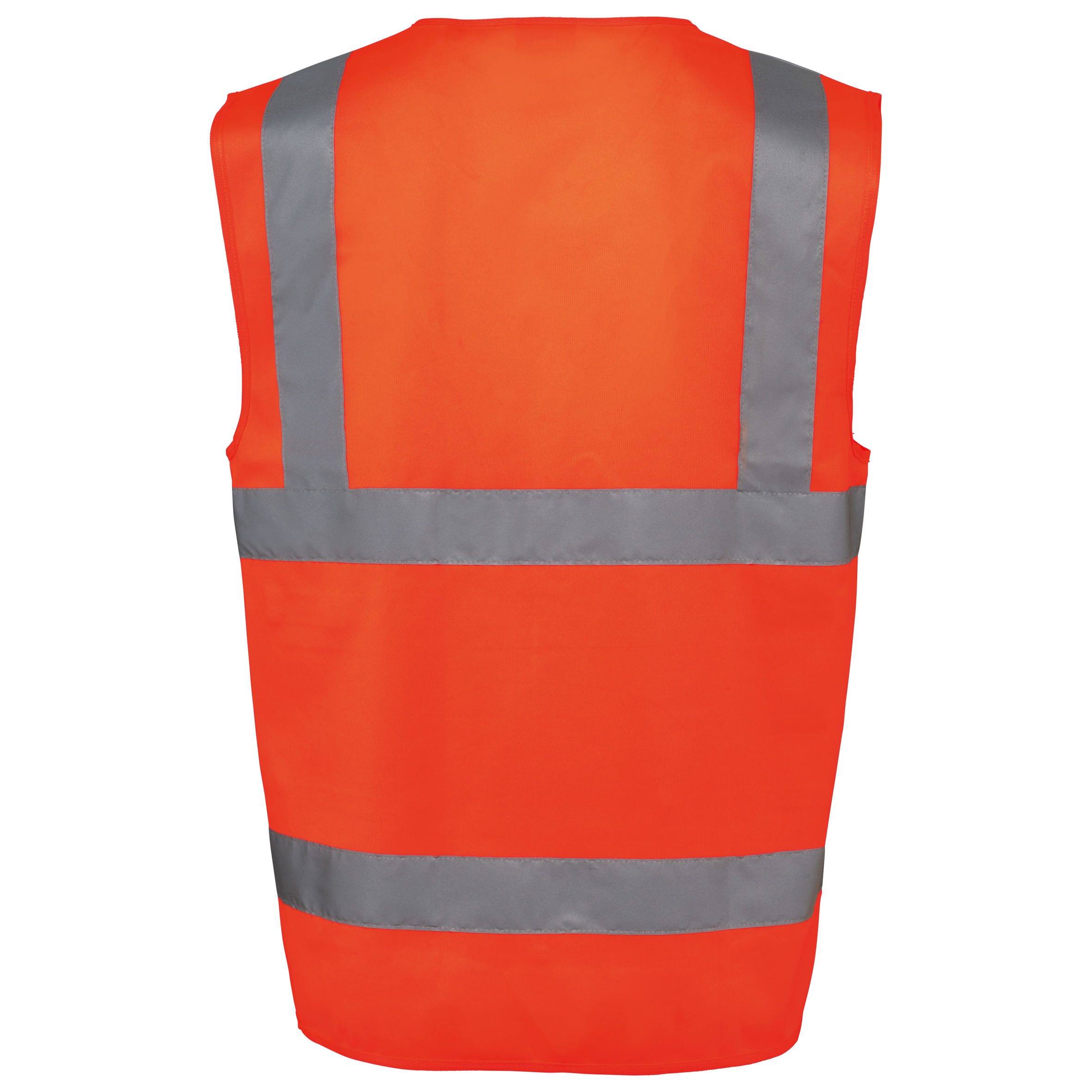 Gerecycled HI-VIS VEILIGHEIDSHESJE met rits
