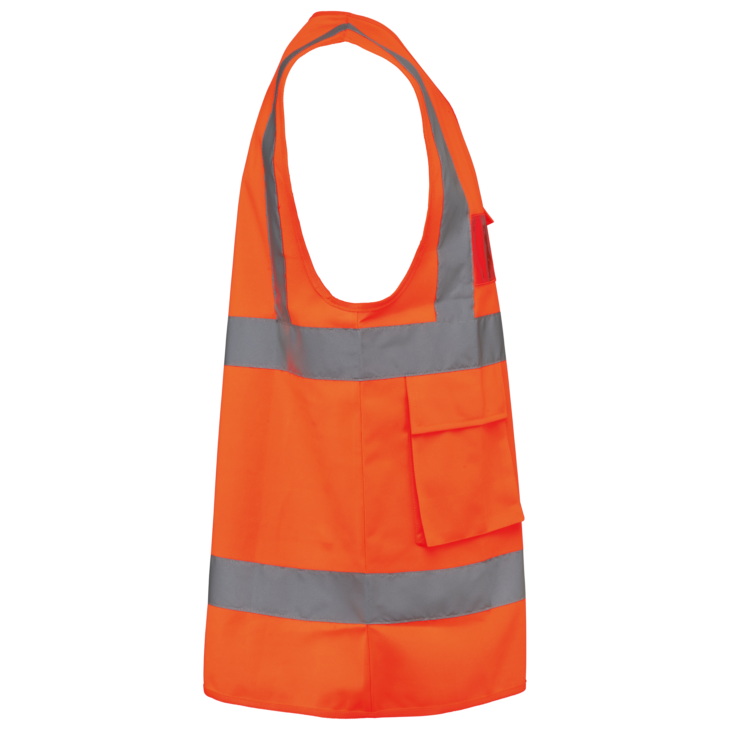 Gerecycled HI-VIS VEILIGHEIDSHESJE met rits