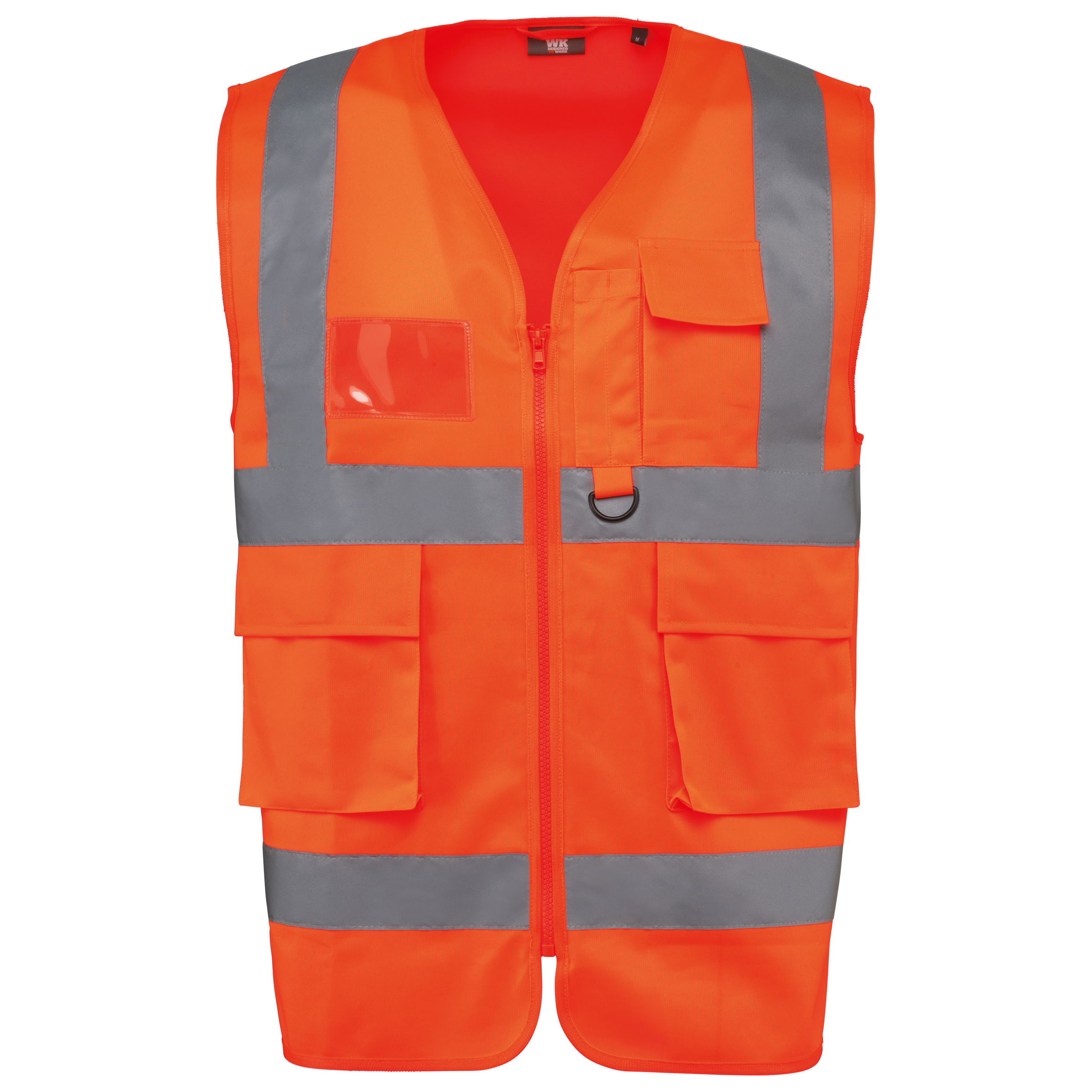 Gerecycled HI-VIS VEILIGHEIDSHESJE met rits