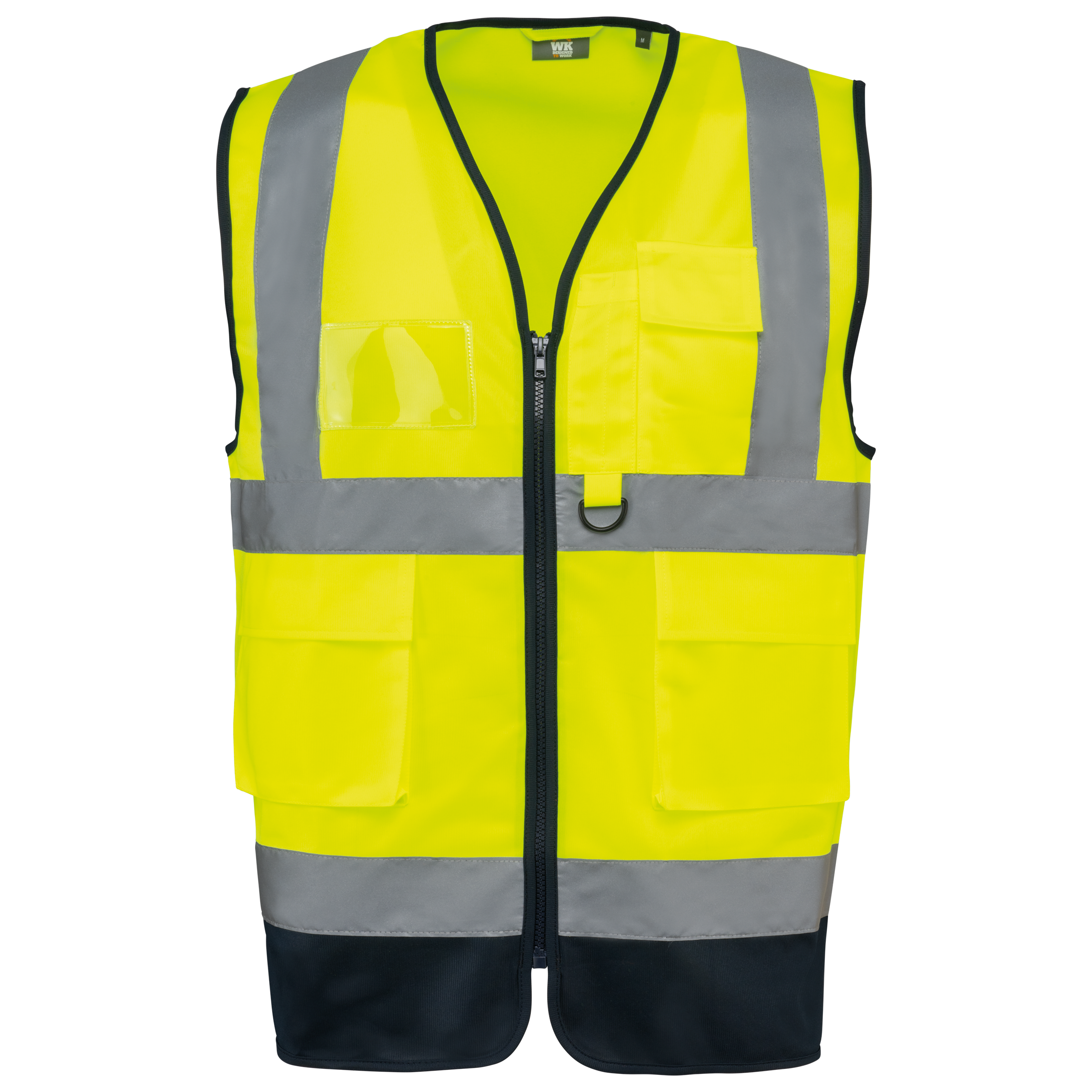 Gerecycled HI-VIS VEILIGHEIDSHESJE met rits