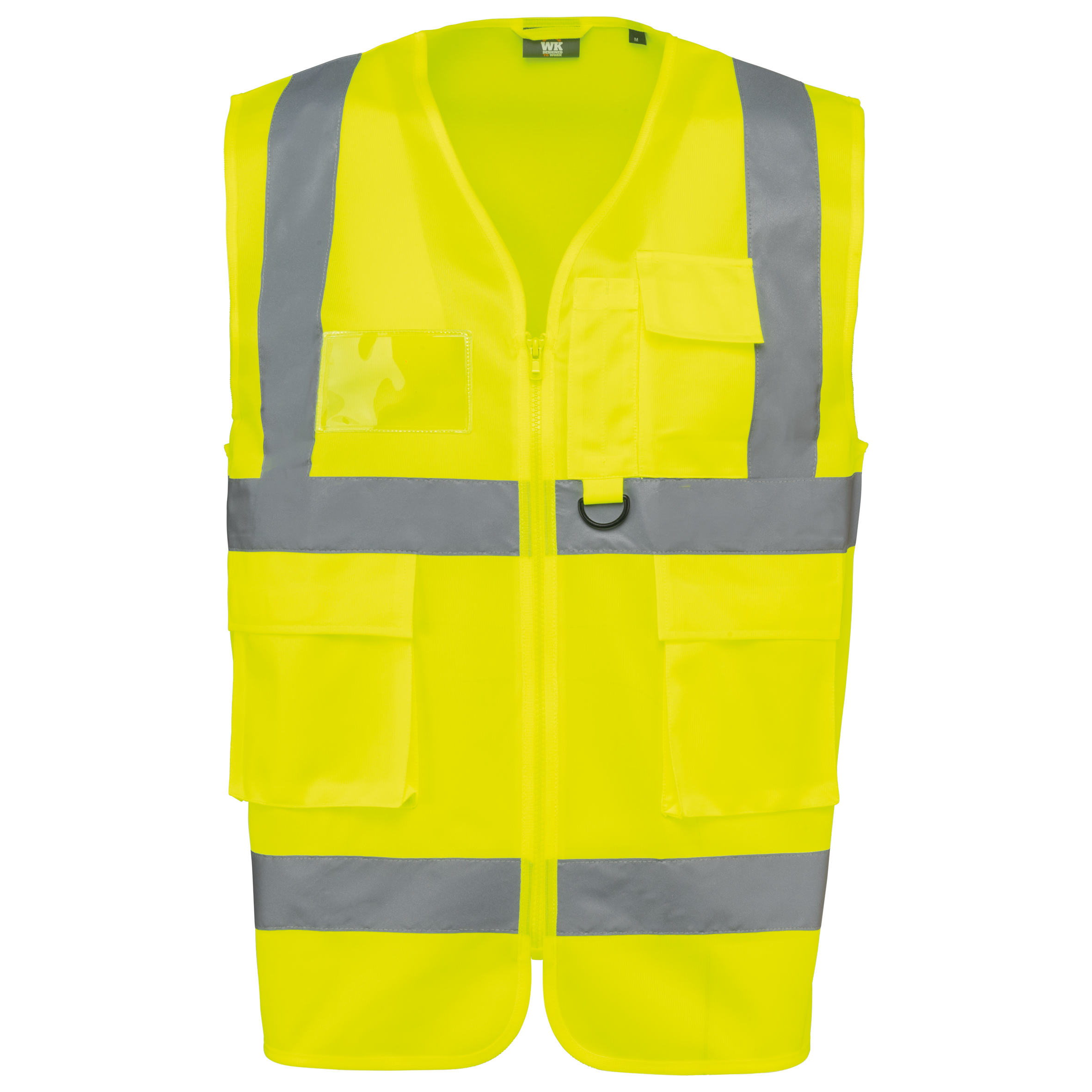 Gerecycled HI-VIS VEILIGHEIDSHESJE met rits