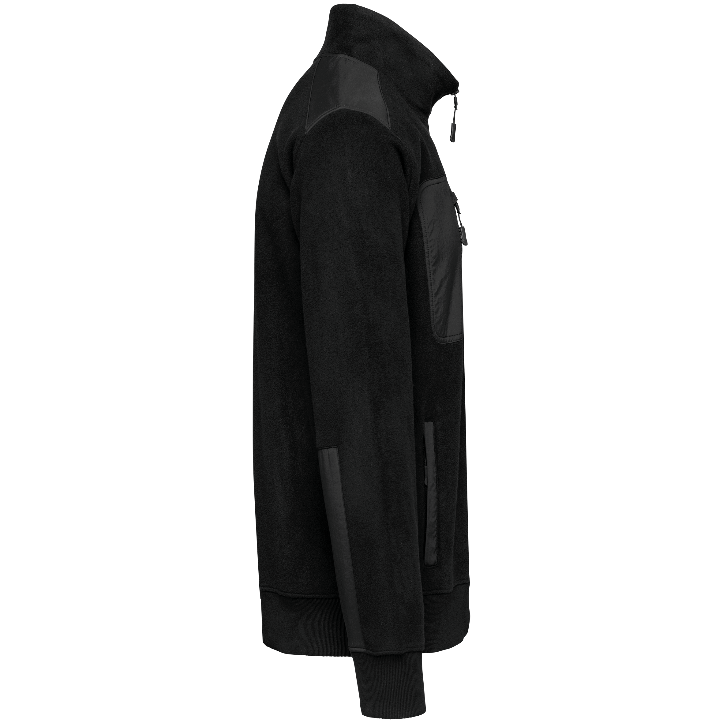 Ecologishe fleece met ritskraag unisex