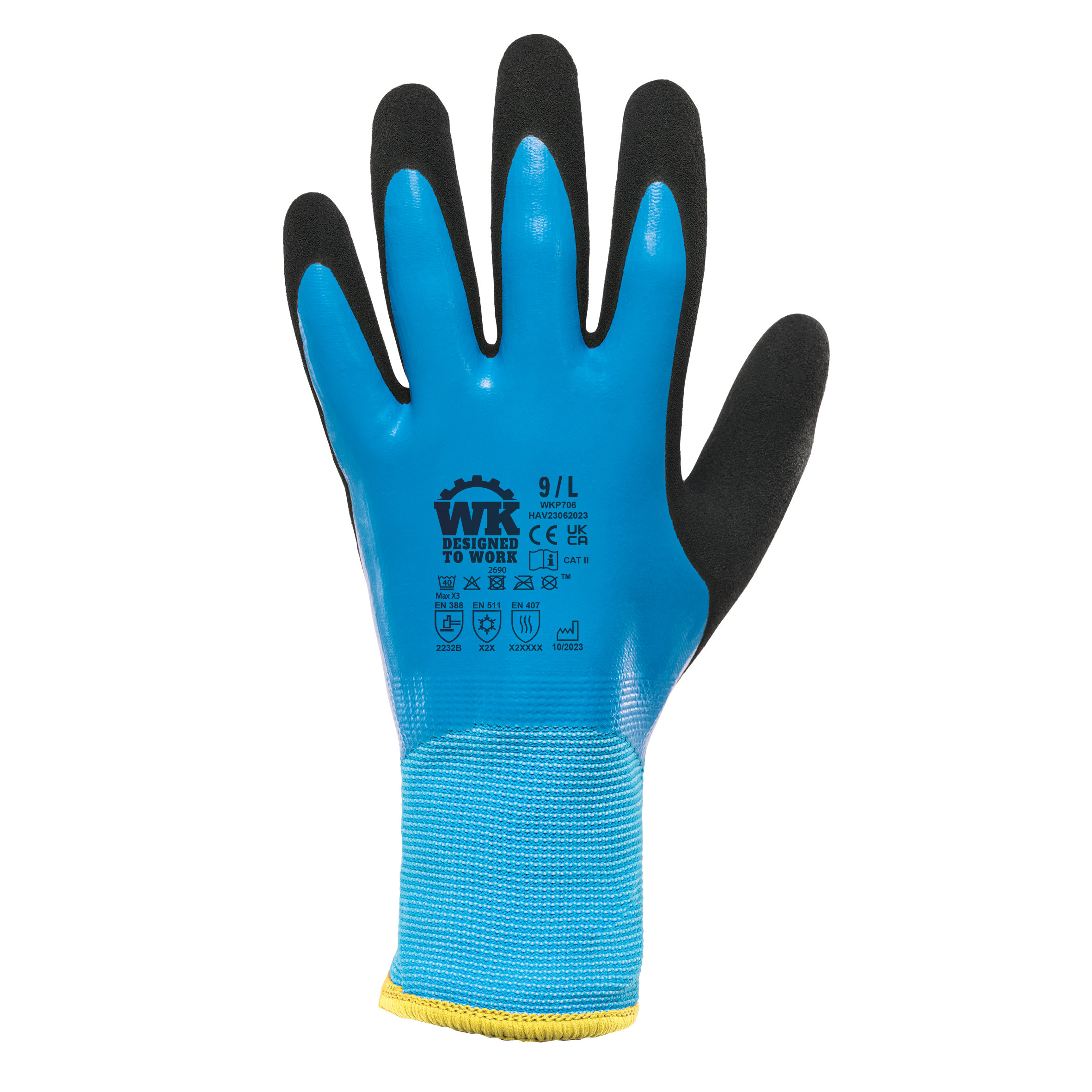 Beschermende handschoen voor koude omgevingen