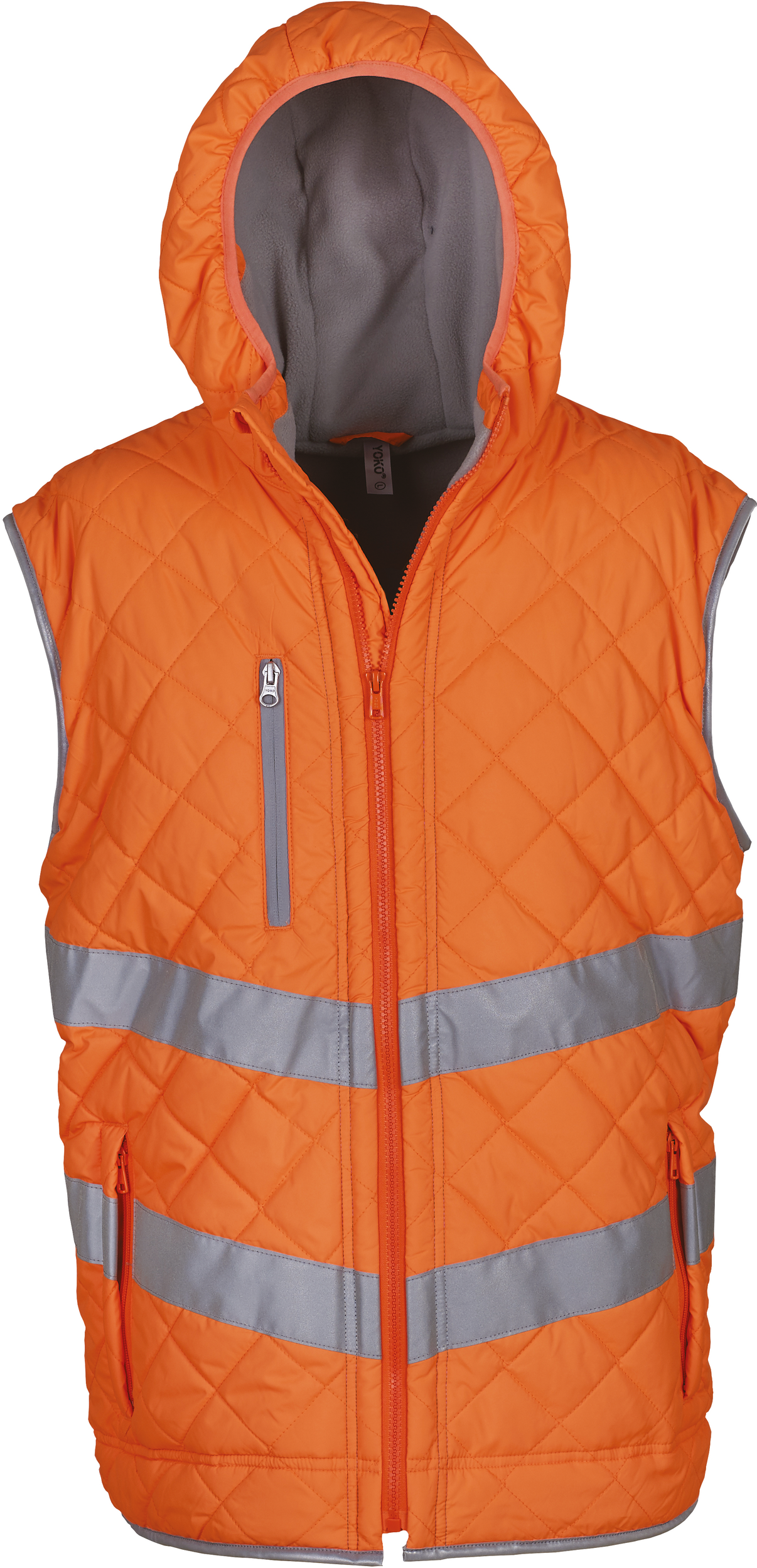 Kensington - Hi-Vis bodywarmer met capuchon